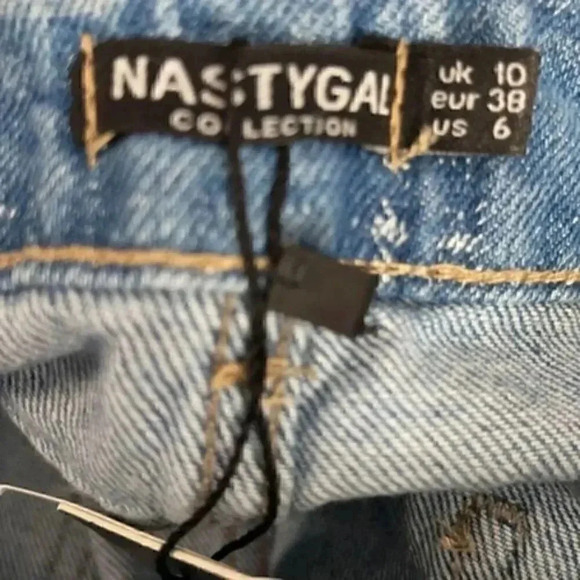Nasty Gal New size 6 straight leg jeans - Picture 5 of 7
